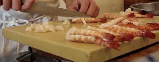 cleaning and marinating